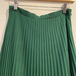 Ann Taylor Pleated Midi Skirt - Size 0
